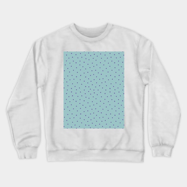 Random scattered dots, abstract minimalistic print Crewneck Sweatshirt by DanielK